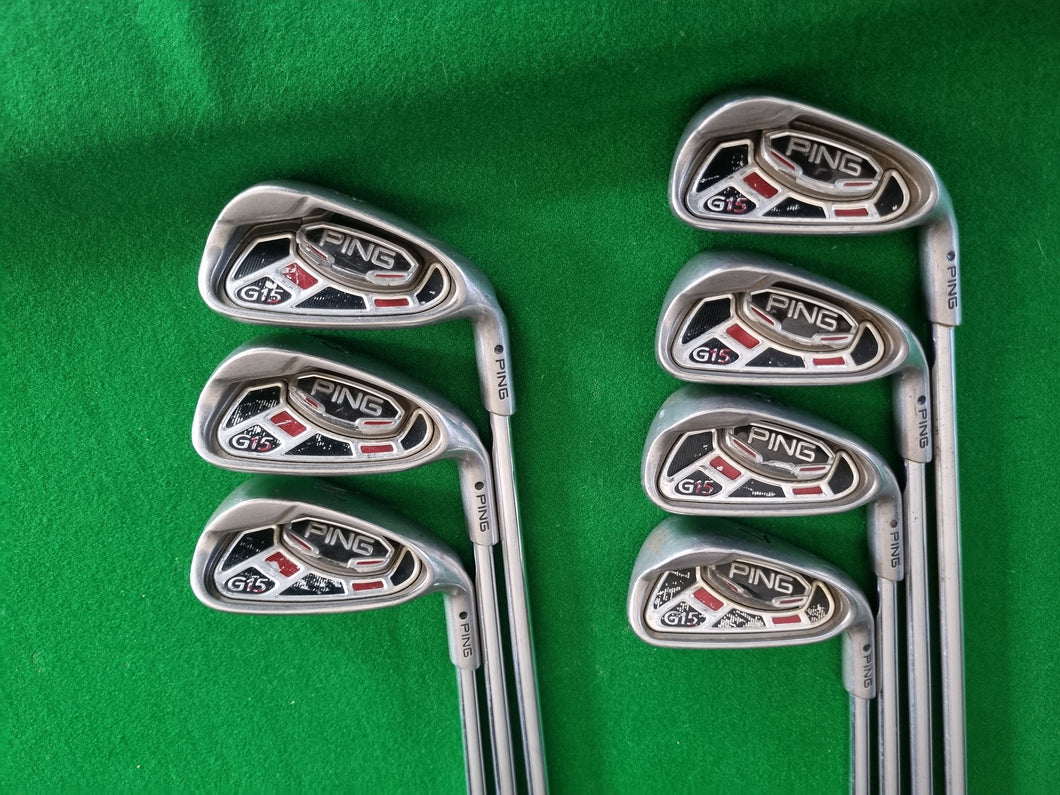 Ping G15 Irons 4 - PW Black Dot Regular