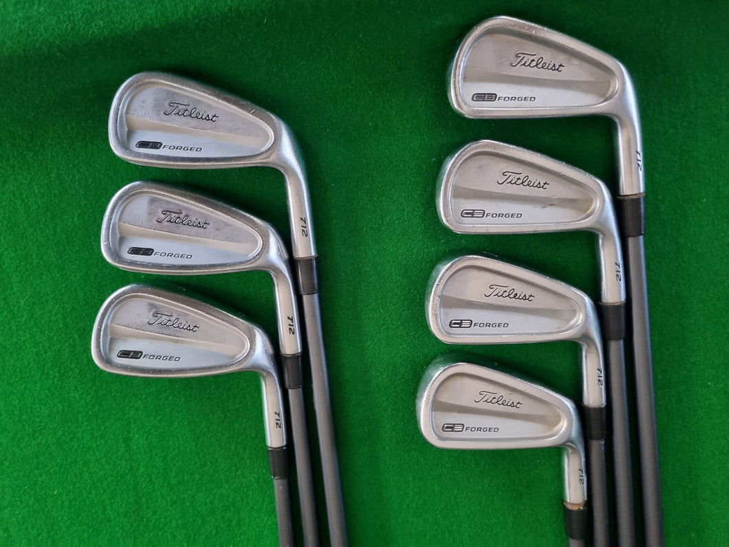 Titleist 712 CB Forged Irons 4 - PW Stiff