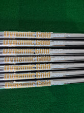 Load image into Gallery viewer, True Temper Dynamic Gold S300 Iron Steel Shafts Stiff - Set of 7 Shafts - New
