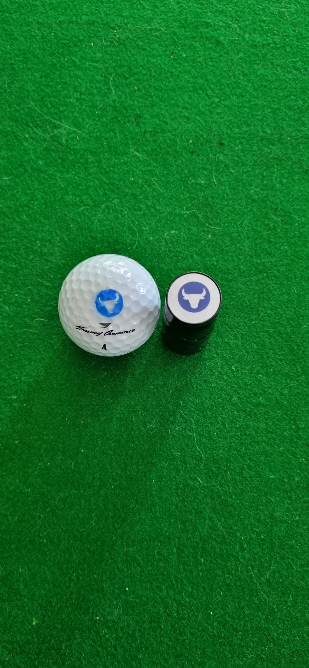 Golf Ball Stamp Marker - Bull - New